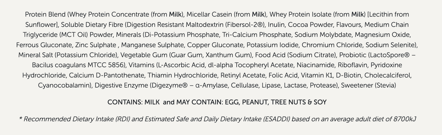 Formulite Meal Replacement Shake - Choc Hazelnut - Tub