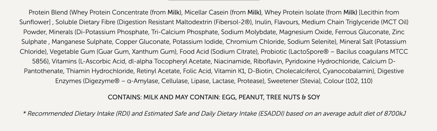 Formulite Meal Replacement Shake - Honeycomb - Tub
