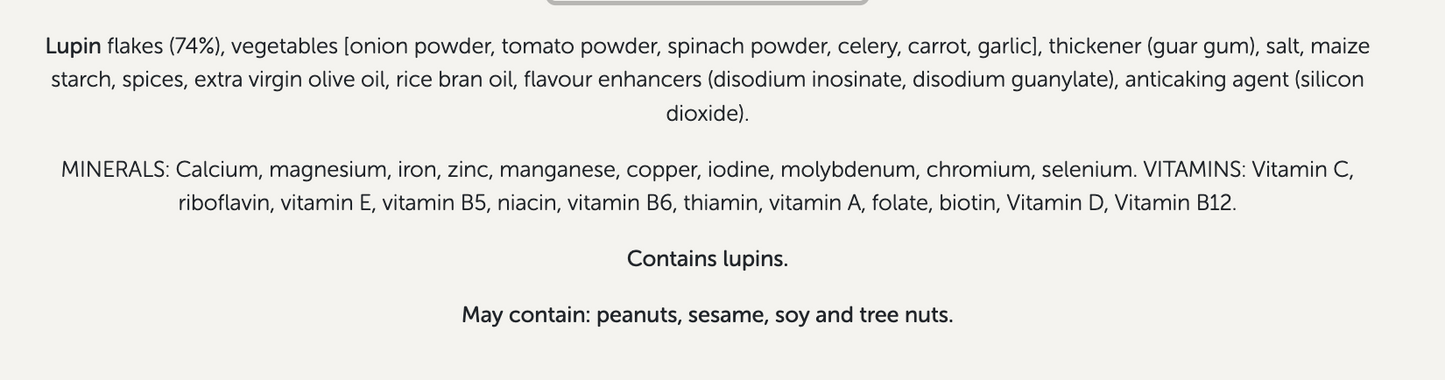 Lupin Soup - Vegetable